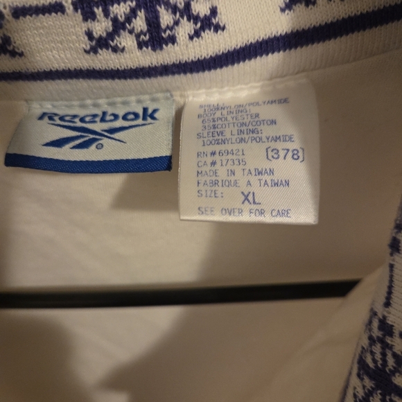 Reebok White and Blue Utility Jacket - Picture 6 of 6